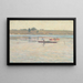 Landscape with Fishermen - American School — framed artwork on a wall