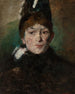 Retrato de una dama - Escuela Americana — vista de la obra