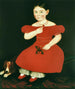 Niña con vestido rojo - Ammi Phillips — vista de la obra