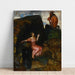 Reproducción del cuadro An der Quelle (Lauschende Nymphe) - Franz von Stuck