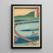 Prefectura de Etchu Pontón Flotante Funabashi - Andō Hiroshige — cuadro enmarcado en la pared
