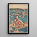 Reproducción del cuadro Traversée d'une Large Rivière - Andō Hiroshige