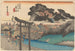 Temple Fujisawa Yugyōji - Andō Hiroshige — vista de la obra