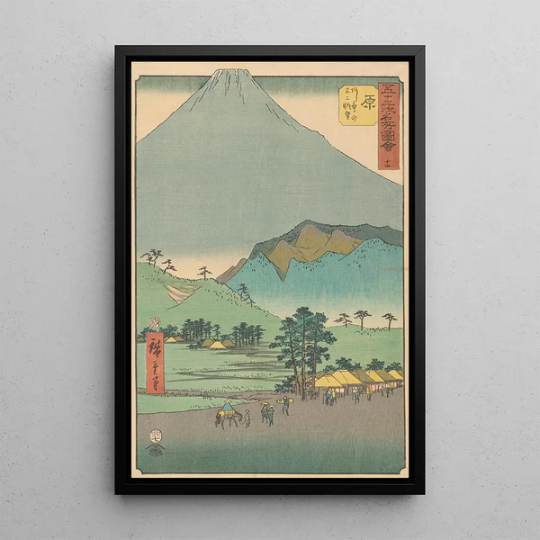 Hara - Andō Hiroshige — cuadro enmarcado en la pared