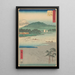 Hiratsuka - Andō Hiroshige — cuadro enmarcado en la pared