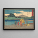 Hiratsuka - Andō Hiroshige — cuadro enmarcado en la pared
