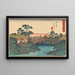Hodogaya - Andō Hiroshige — cuadro enmarcado en la pared