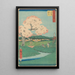 Ishiyakushi - Andō Hiroshige — framed artwork on a wall