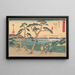 Kanagawa - Andō Hiroshige — cuadro enmarcado en la pared