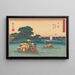 Kawasaki - Andō Hiroshige — cuadro enmarcado en la pared