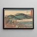 Kyoto - Andō Hiroshige — cuadro enmarcado en la pared
