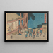 Minakuchi - Andō Hiroshige — cuadro enmarcado en la pared