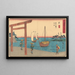 Miya - Andō Hiroshige — cuadro enmarcado en la pared
