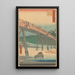 Okazaki - Andō Hiroshige — cuadro enmarcado en la pared
