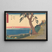 Shirasuka - Andō Hiroshige — cuadro enmarcado en la pared