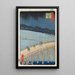 Averse soudaine sur le pont Ohashi et Atake - Andō Hiroshige — cuadro enmarcado en la pared