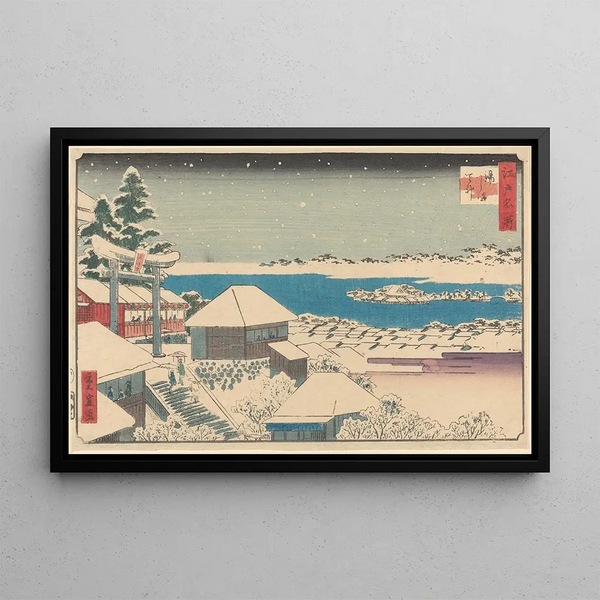 And Hiroshige - Temple Steps in Snow.webp