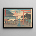 Yokkaichi - Andō Hiroshige — cuadro enmarcado en la pared