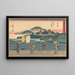 Yoshida - Andō Hiroshige — cuadro enmarcado en la pared