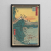 Yui - Andō Hiroshige — cuadro enmarcado en la pared