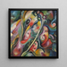 Andante V - Rudolf Bauer — framed artwork on a wall