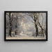 Winter Forest Painting - Anders Andersen-Lundby — framed artwork on a wall