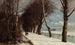 Paisaje de invierno con paseantes - Anders Andersen-Lundby — vista de la obra