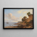 Coastal Landscape near Trbk - Anders Christian Lunde — framed artwork on a wall