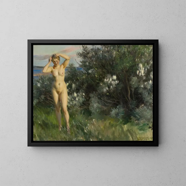 At the edge of Lake Siljan - Anders Zorn — framed artwork on a wall
