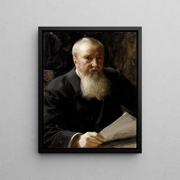 Carl Fredrik Liljevalch - Anders Zorn — framed artwork on a wall