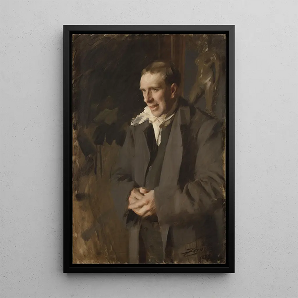 Coquelin Cadet - Anders Zorn — framed artwork on a wall