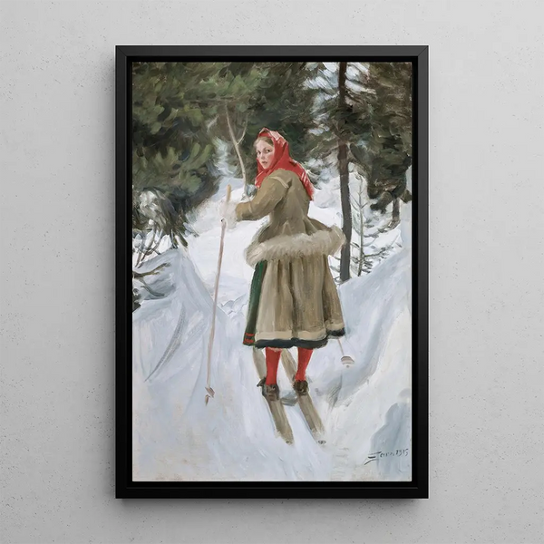 Reproduction of the painting Girl of Mora - Anders Zorn