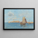 Capodistria en el Adriático - Andor Zllich Von Zllborn — cuadro enmarcado en la pared