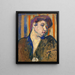 Buste de mujer - André Derain — cuadro enmarcado en la pared