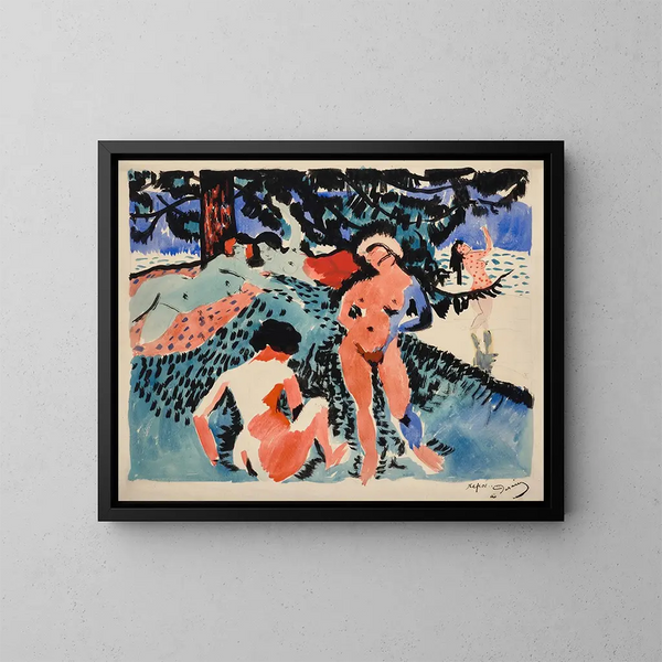 El Repos - André Derain — cuadro enmarcado en la pared