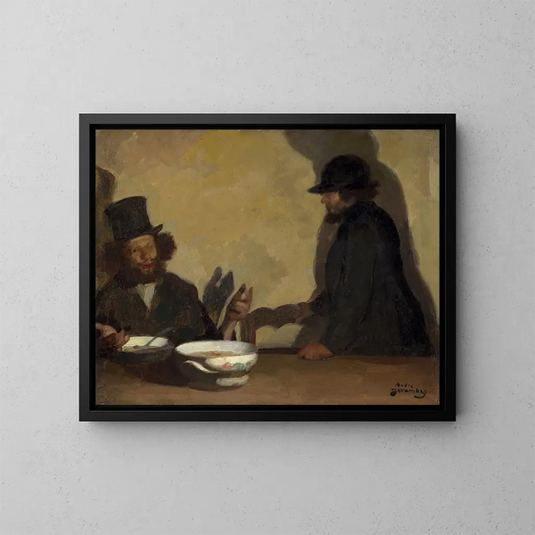 L'invitation - André Devambez — cuadro enmarcado en la pared