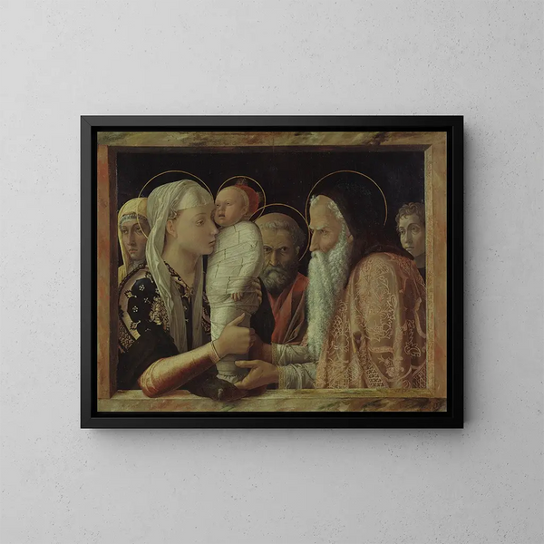 La Presentación - Andrea Mantegna — cuadro enmarcado en la pared