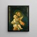 Virgen con el Niño - Andrea Mantegna — cuadro enmarcado en la pared