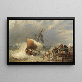 Andreas Achenbach - Sturm am Hafen.webp