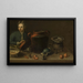 Hombre en la cocina - Andreas Held — cuadro enmarcado en la pared