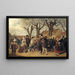 Paseo por las murallas de Copenhague en un día festivo de primavera - Andreas Herman Hunus — cuadro enmarcado en la pared