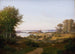 Vista de la colina con el castillo de Skanderborg, Jutland, y el memorial a Federico VI - Andreas Juuel — vista de la obra