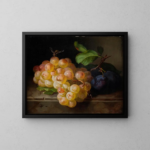 Naturaleza muerta con abeja - Andreas Lach — cuadro enmarcado en la pared