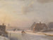 Winter Landscape Painting from Holland - Andreas Schelfhout — artwork view