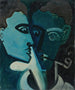 Double portrait painting - Andreas Walser — artwork view