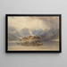 Monasterio de Saint Finbarr, Gougane Barra, Co Cork, Irlanda - Andrew Nicholl — cuadro enmarcado en la pared