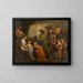 L'Adoration des Mages - Andries Cornelis Lens — framed artwork on a wall