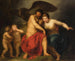 Zeus y Hera en el monte Ida - Andries Cornelis Lens — vista de la obra