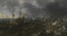 La batalla de Lépante - Andries van Eertvelt — vista de la obra