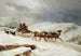 A lively sleigh ride with reindeer - András Mark — artwork view